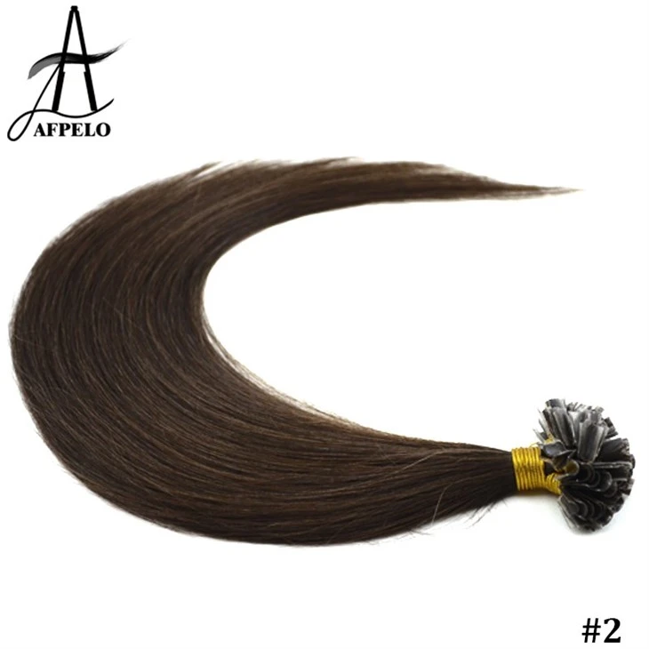black U tip hair extension